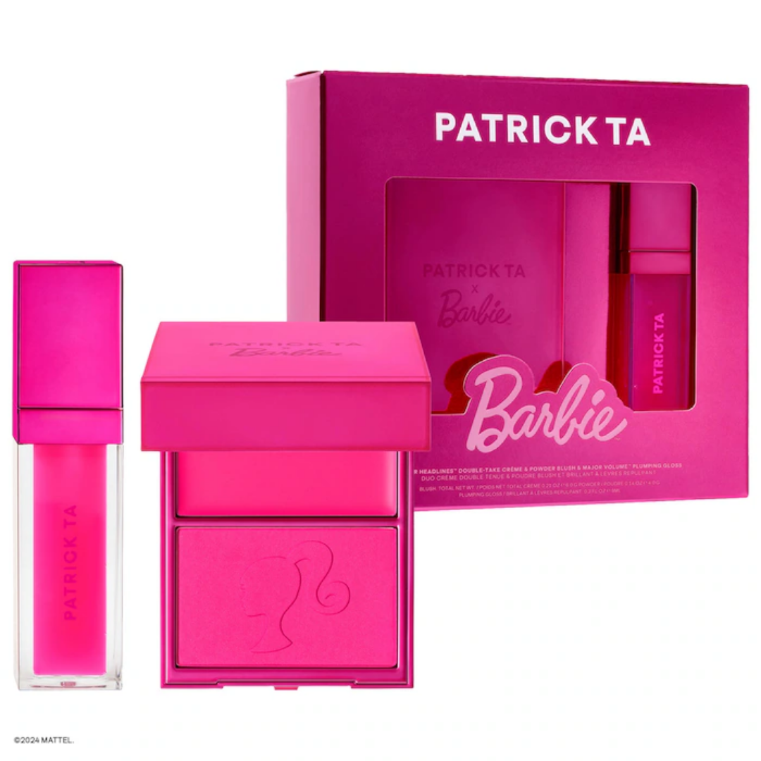 Patrick Ta x Barbie™ Blush Duo and Lip Plumper Set *PRE ORDER*